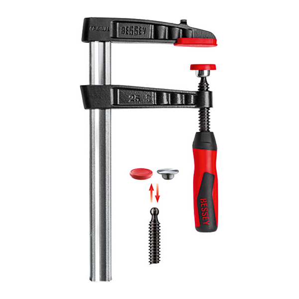 BESSEY Temperguss-Schraubzwinge TG30S12-2K