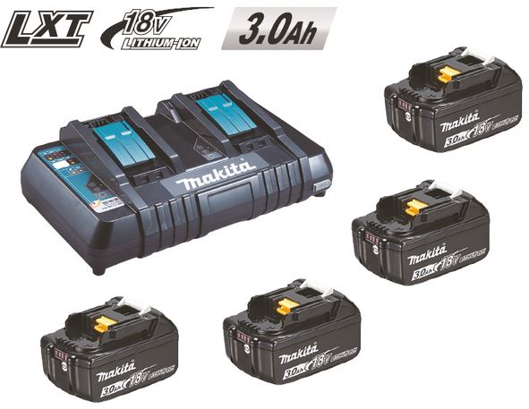 MAKITA ENERGYPACK 4 x 3.0 Ah bestehend aus: